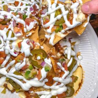 Nachos are always a good choice! . Come by for dinner! Or order directly from our website for always free delivery.